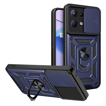 Hoes voor Motorola Edge 50 Pro, Techsuit, CamShield, Blauw