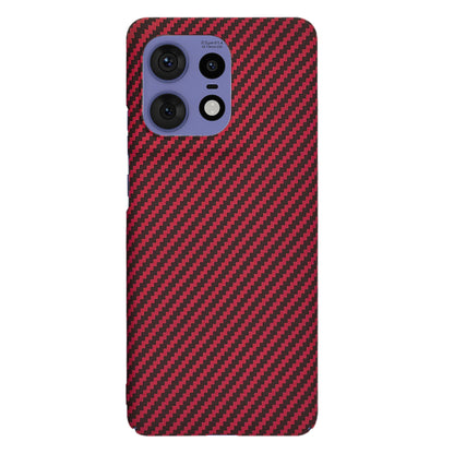 Hoes voor Motorola Edge 50 Pro, Techsuit, Carbonite FiberShell, Rood