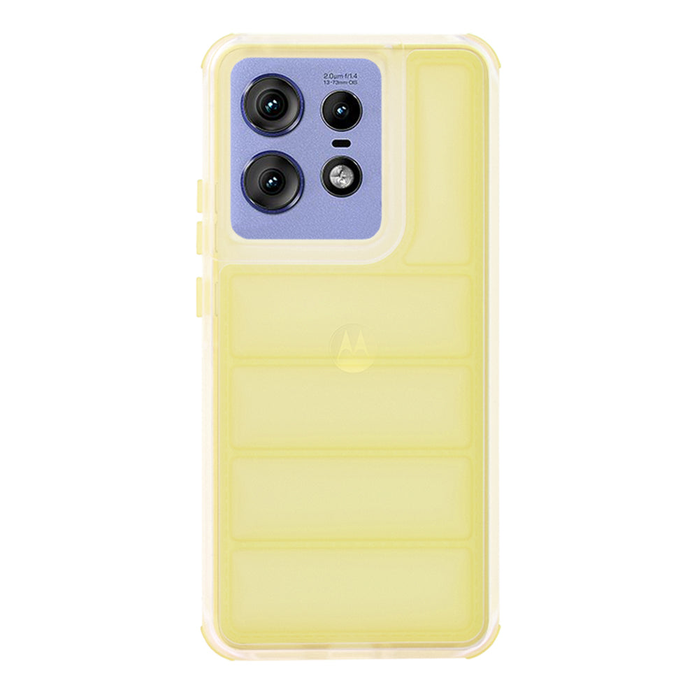 Hoes voor Motorola Edge 50 Pro, Techsuit, Wave Shield, Geel