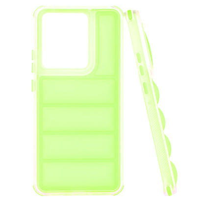 Case for Motorola Edge 50 Pro, Techsuit, Wave Shield, Green