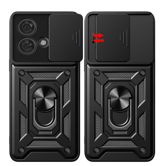 Hoes voor Motorola Edge 50 Ultra, Techsuit, CamShield, Zwart