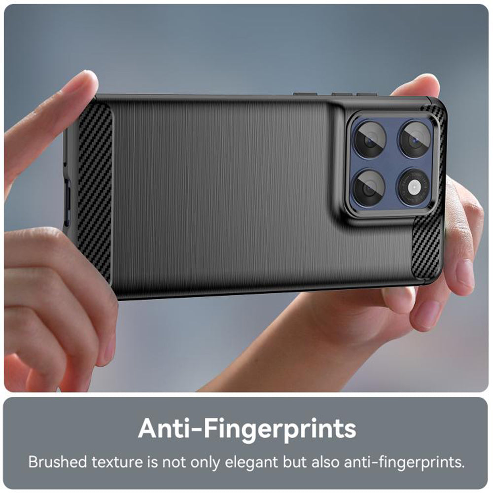 Hoes voor Motorola Edge 60 Fusion / Edge 60, Techsuit, Carbon, Zwart