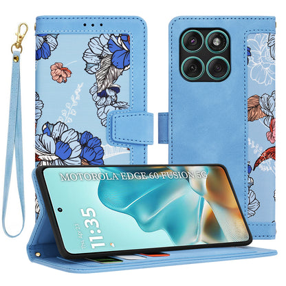 Hoes voor Motorola Edge 60 Fusion / Edge 60, Techsuit, FlipCraft, Blauw