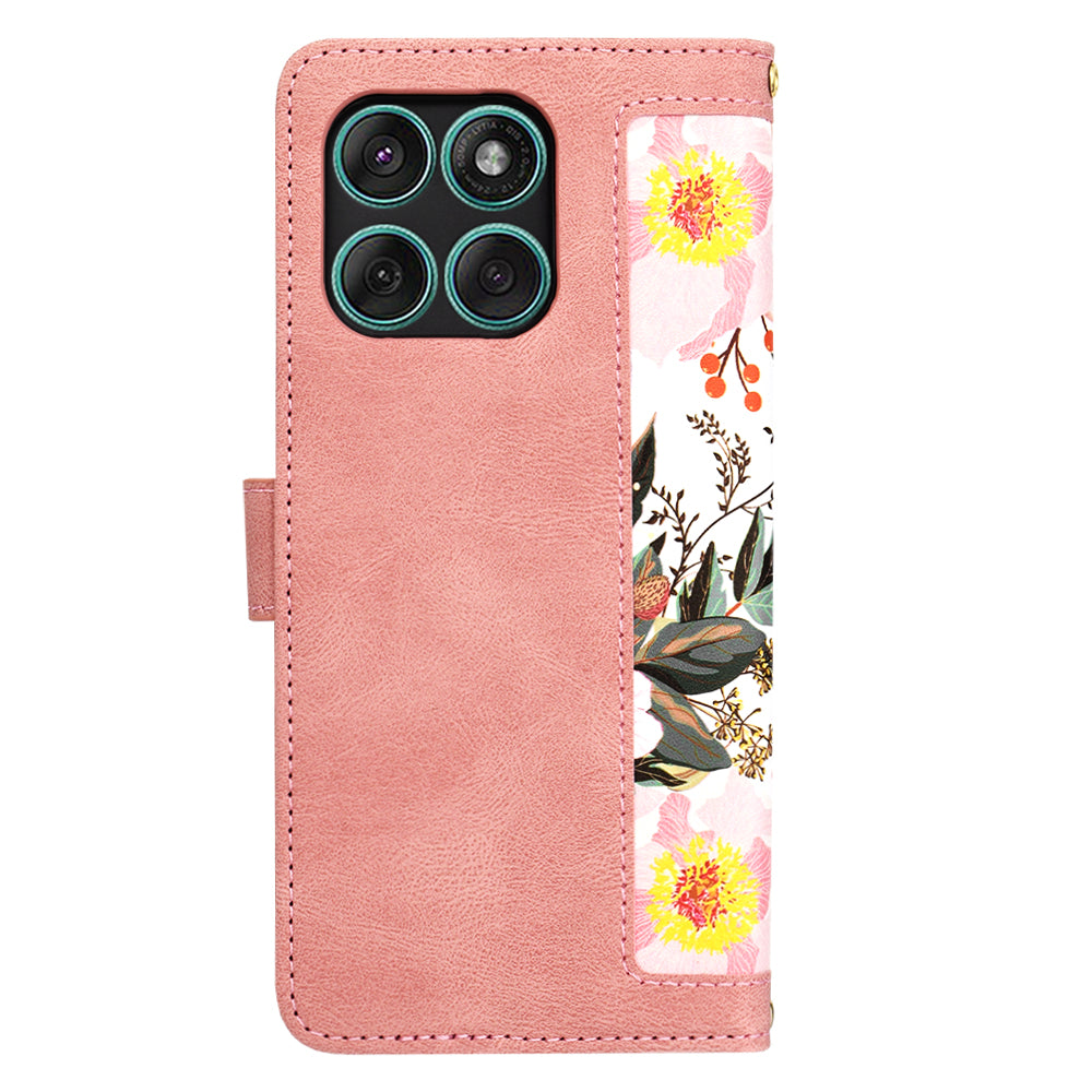Hoes voor Motorola Edge 60 Fusion / Edge 60, Techsuit, FlipCraft, Roze