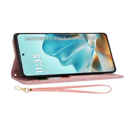 Hoes voor Motorola Edge 60 Fusion / Edge 60, Techsuit, FlipCraft, Roze