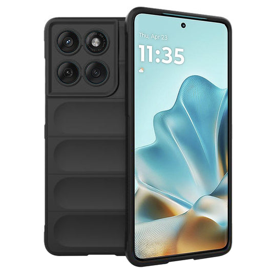 Hoesje voor Motorola Edge 60 Fusion / Edge 60, Techsuit, Magic Shield, Zwart