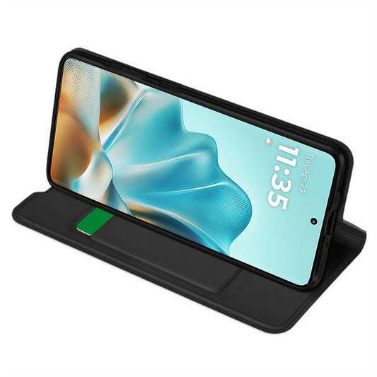 Hoes voor Motorola Edge 60 Fusion / Edge 60, Techsuit, Magskin Book, Zwart