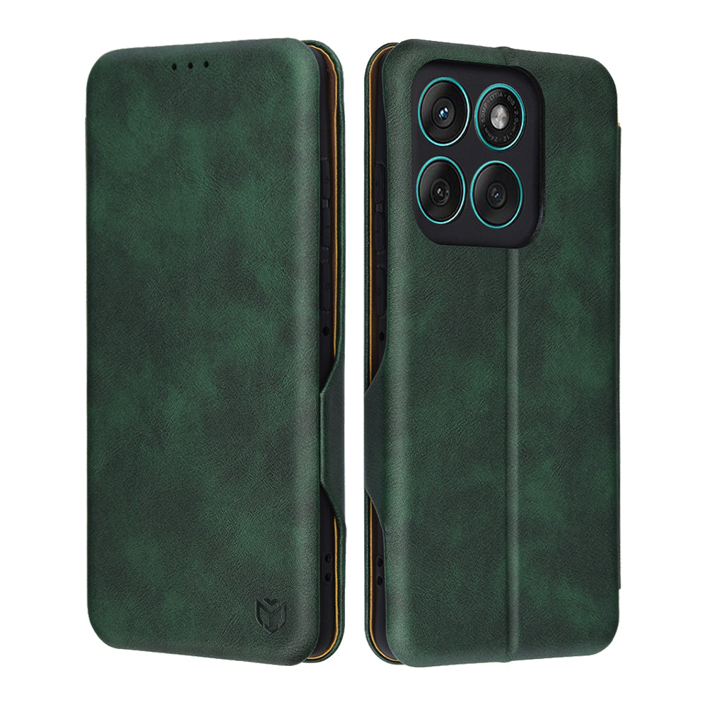 Hoesje voor Motorola Edge 60 Fusion / Edge 60, Techsuit, Safe Wallet Plus, Groen