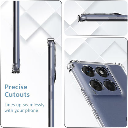 Telefoonhoesje voor Motorola Edge 60 Fusion / Edge 60, Techsuit, Schokbestendig Transparant