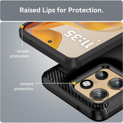 Hoes voor Motorola Edge 60 Neo / Edge 50 Neo, Techsuit, Carbon, Blauw