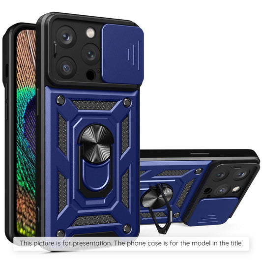 Hoes voor Motorola Edge 60 Pro, Techsuit, CamShield, Blauw