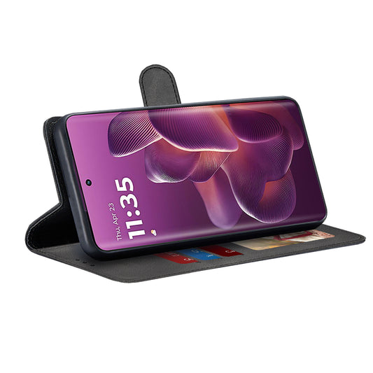 Hoes voor Motorola Edge 60 Pro, Techsuit, Diary Book, Zwart
