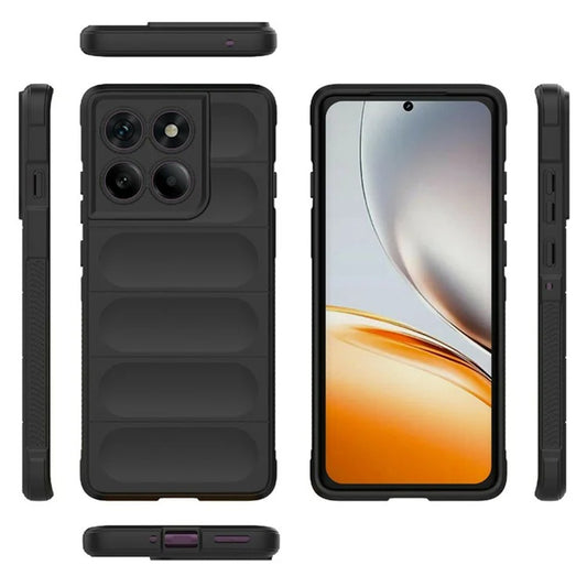 Hoes voor Motorola Edge 60 Pro, Techsuit, Magic Shield, Zwart