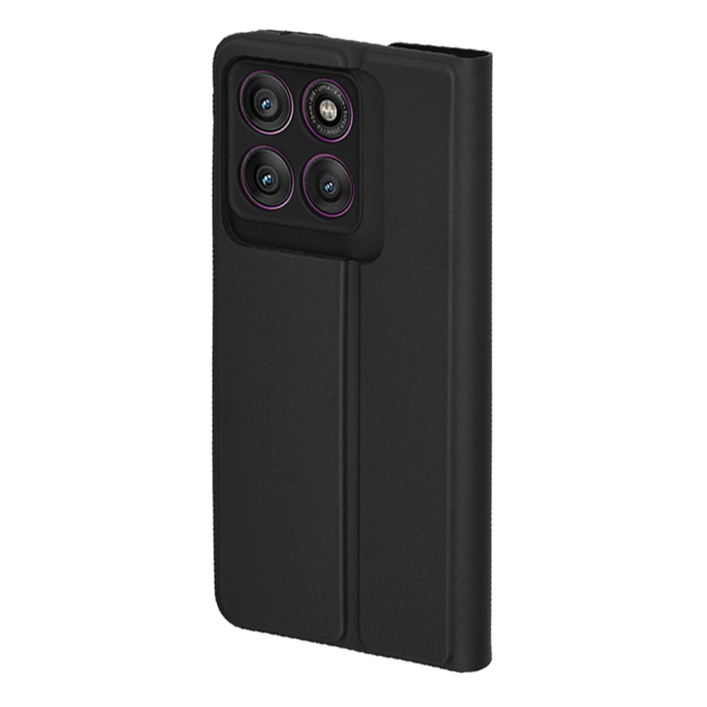 Hoes voor Motorola Edge 60 Pro, Techsuit, Magskin Book, Zwart