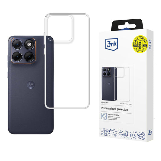 Hoes voor Motorola Edge 70 Fusion, 3MK, Clear, Transparant