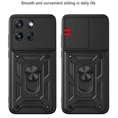 Hoes voor Motorola Edge 70 Fusion, Techsuit, CamShield, Blauw