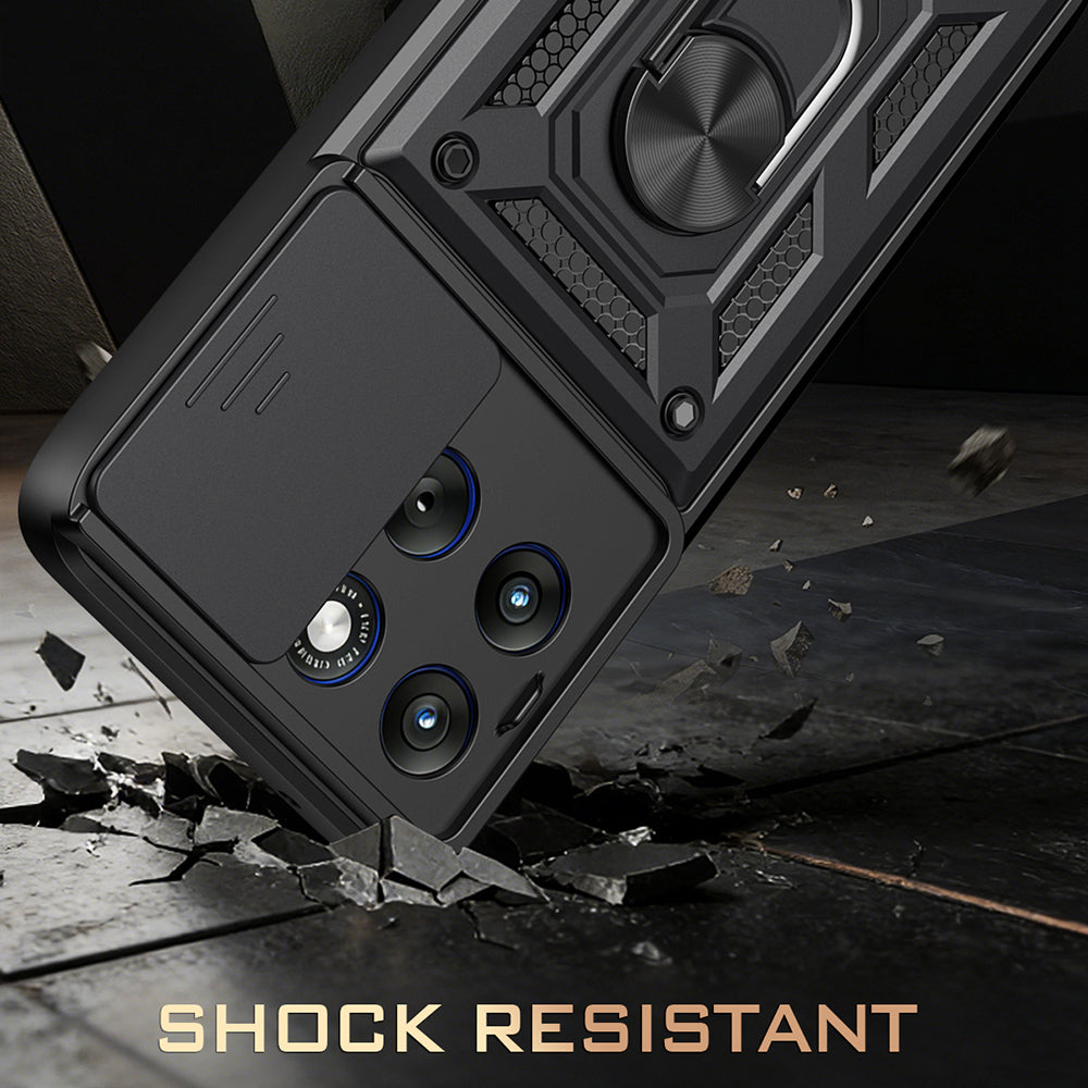 Hoes voor Motorola Edge 70 Fusion, Techsuit, CamShield, Blauw