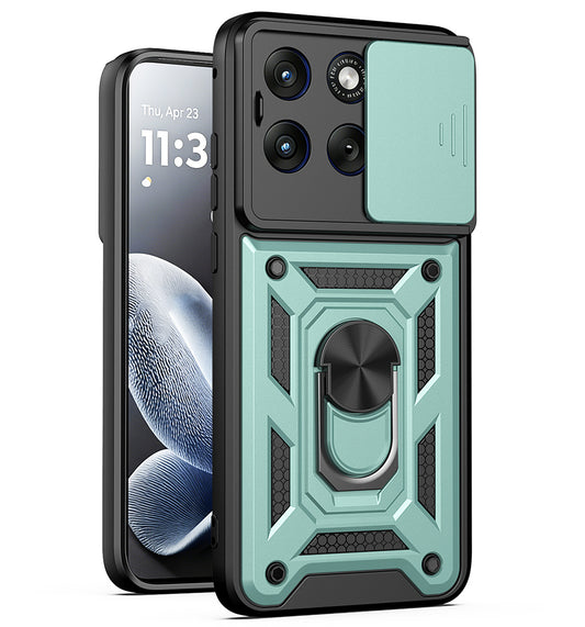 Hoes voor Motorola Edge 70 Fusion, Techsuit, CamShield, Groen