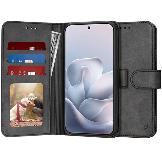 Hoes voor Motorola Edge 70 Fusion, Techsuit, Diary Book, Zwart