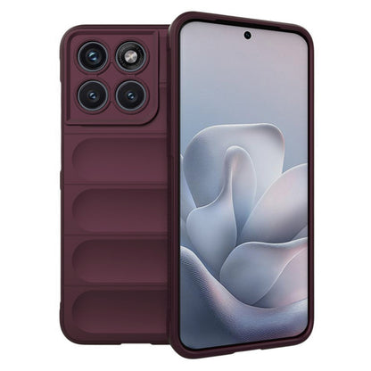 Case for Motorola Edge 70 Fusion, Techsuit, Magic Shield, Burgundy