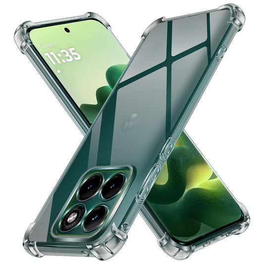 Hoes voor Motorola Edge 70 Fusion, Techsuit, Schokbestendig Transparant, Smokey