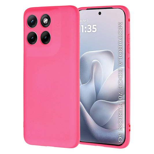 Hoes voor Motorola Edge 70 Fusion, Techsuit, SoftFlex, Donkerroze