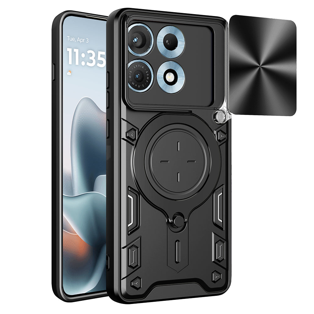 Hoes voor Motorola Edge 70 Max, Techsuit, CamGuard Pro, Zwart