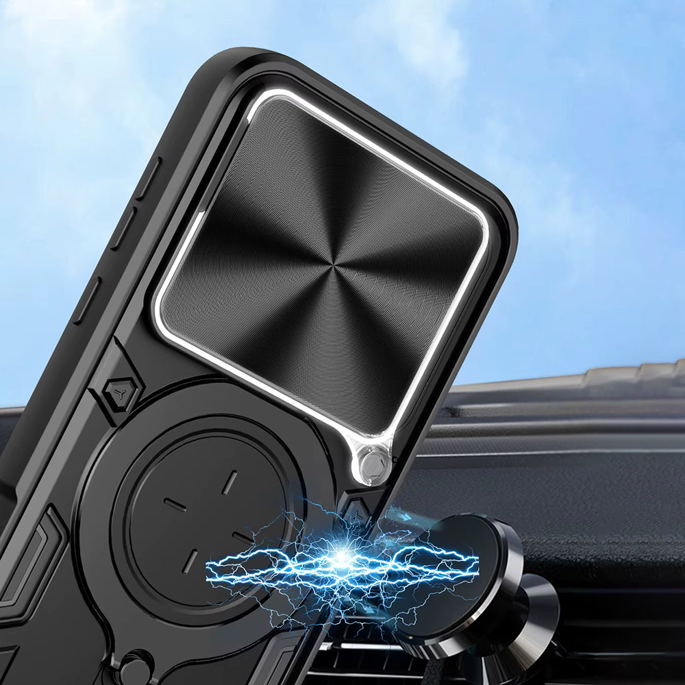 Hoes voor Motorola Edge 70 Max, Techsuit, CamGuard Pro, Zwart