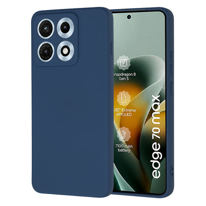 Hoes voor Motorola Edge 70 Max, Techsuit, SoftFlex, Marineblauw
