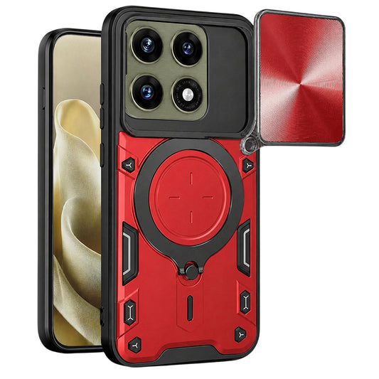 Hoes voor Motorola Edge 70 Pro, Techsuit, CamGuard Pro, Rood