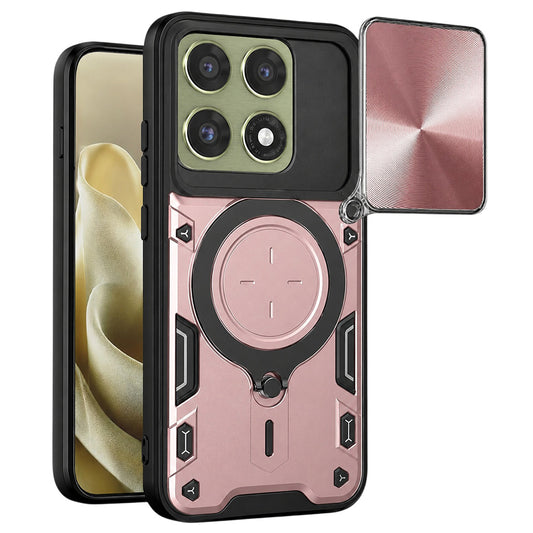 Hoes voor Motorola Edge 70 Pro, Techsuit, CamGuard Pro, Roze Goudkleurig