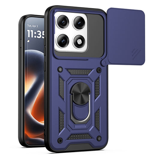 Hoes voor Motorola Edge 70 Pro, Techsuit, CamShield, Blauw