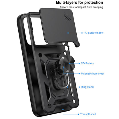 Hoes voor Motorola Edge 70 Pro, Techsuit, CamShield, Zwart