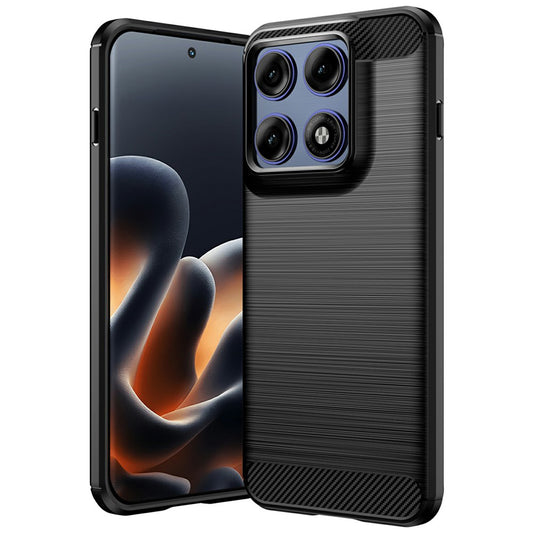 Hoes voor Motorola Edge 70 Pro, Techsuit, Carbon, Zwart