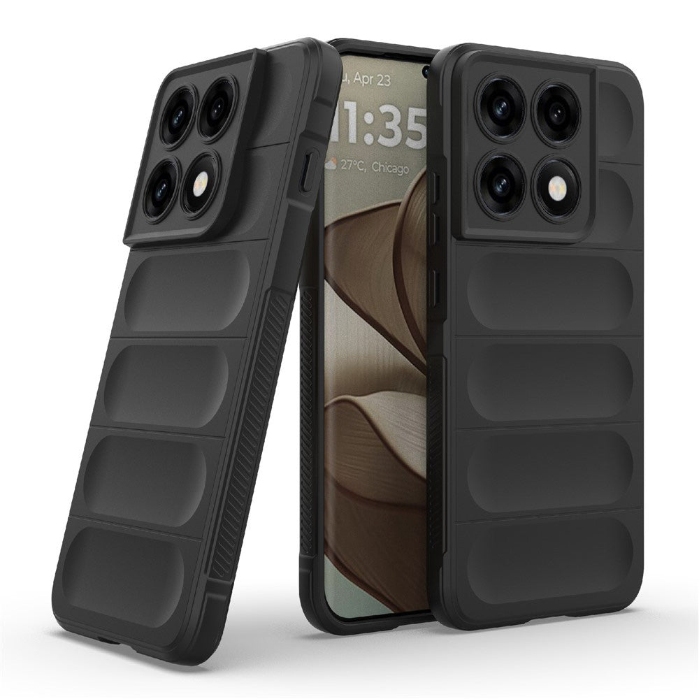 Hoes voor Motorola Edge 70 Pro, Techsuit, Magic Shield, Zwart