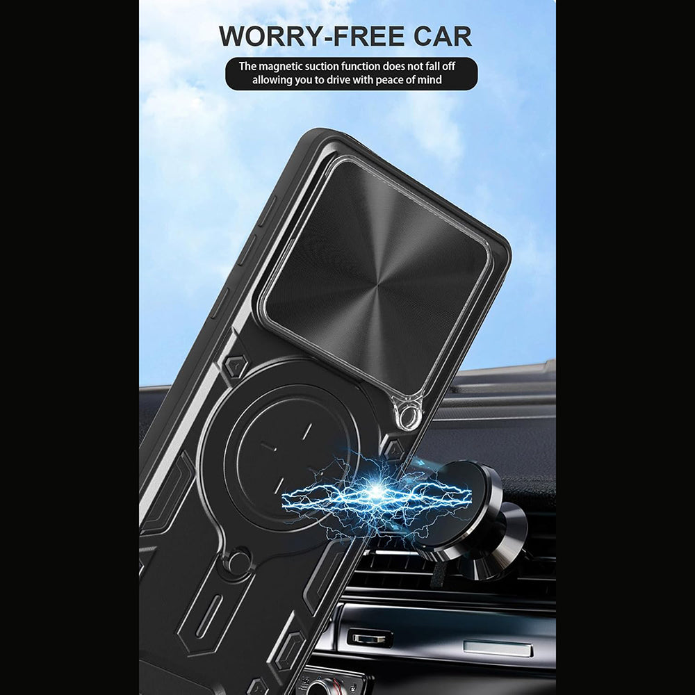 Hoes voor Motorola Edge 70, Techsuit, CamGuard Pro, Paars