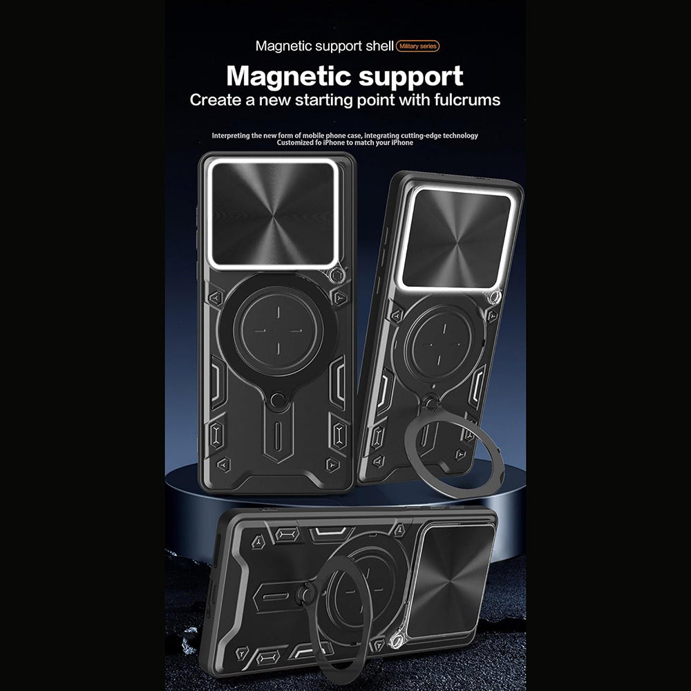 Hoes voor Motorola Edge 70, Techsuit, CamGuard Pro, Paars