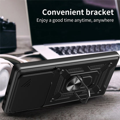 Hoes voor Motorola Edge 70, Techsuit, CamShield, Blauw