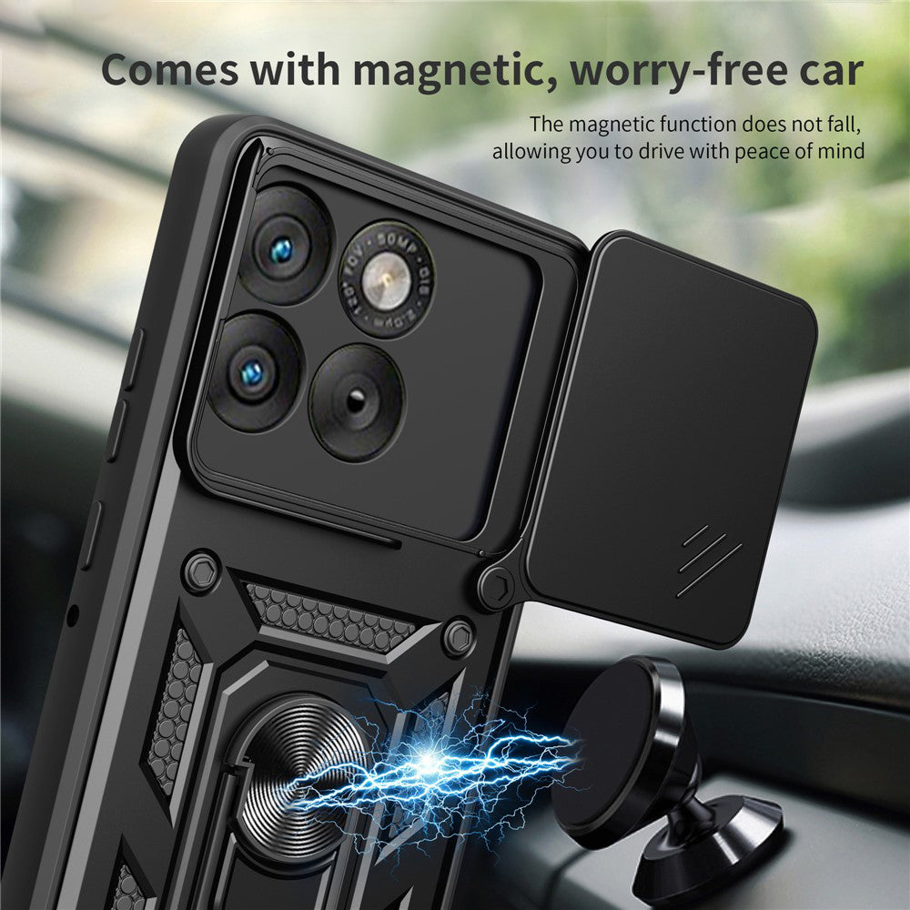 Hoes voor Motorola Edge 70, Techsuit, CamShield, Zwart