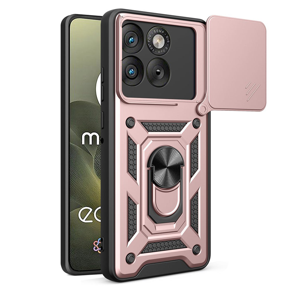 Hoes voor Motorola Edge 70, Techsuit, CamShield, Rosé Goud