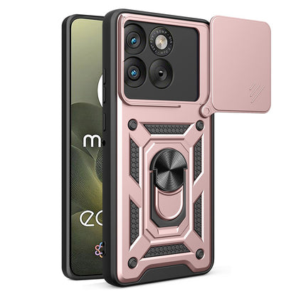 Hoes voor Motorola Edge 70, Techsuit, CamShield, Rosé Goud