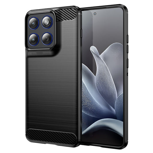 Hoes voor Motorola Edge 70, Techsuit, Carbon, Zwart