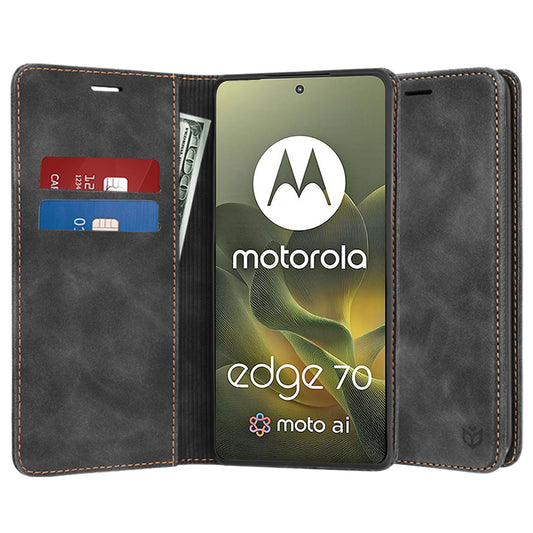 Hoes voor Motorola Edge 70, Techsuit, Confy, Zwart