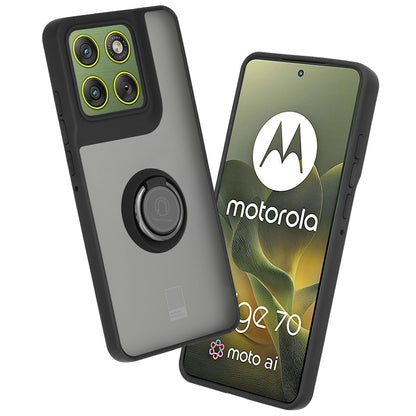 Hoes voor Motorola Edge 70, Techsuit, Glinth, Zwart