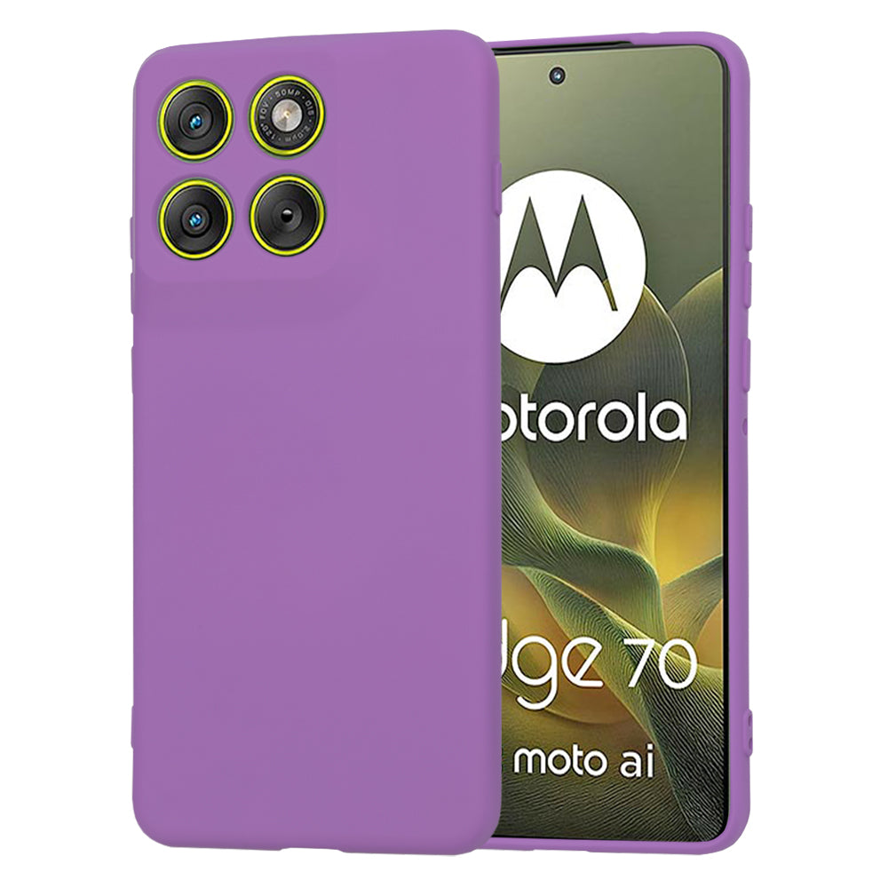 Hoes voor Motorola Edge 70, Techsuit, SoftFlex, Paars