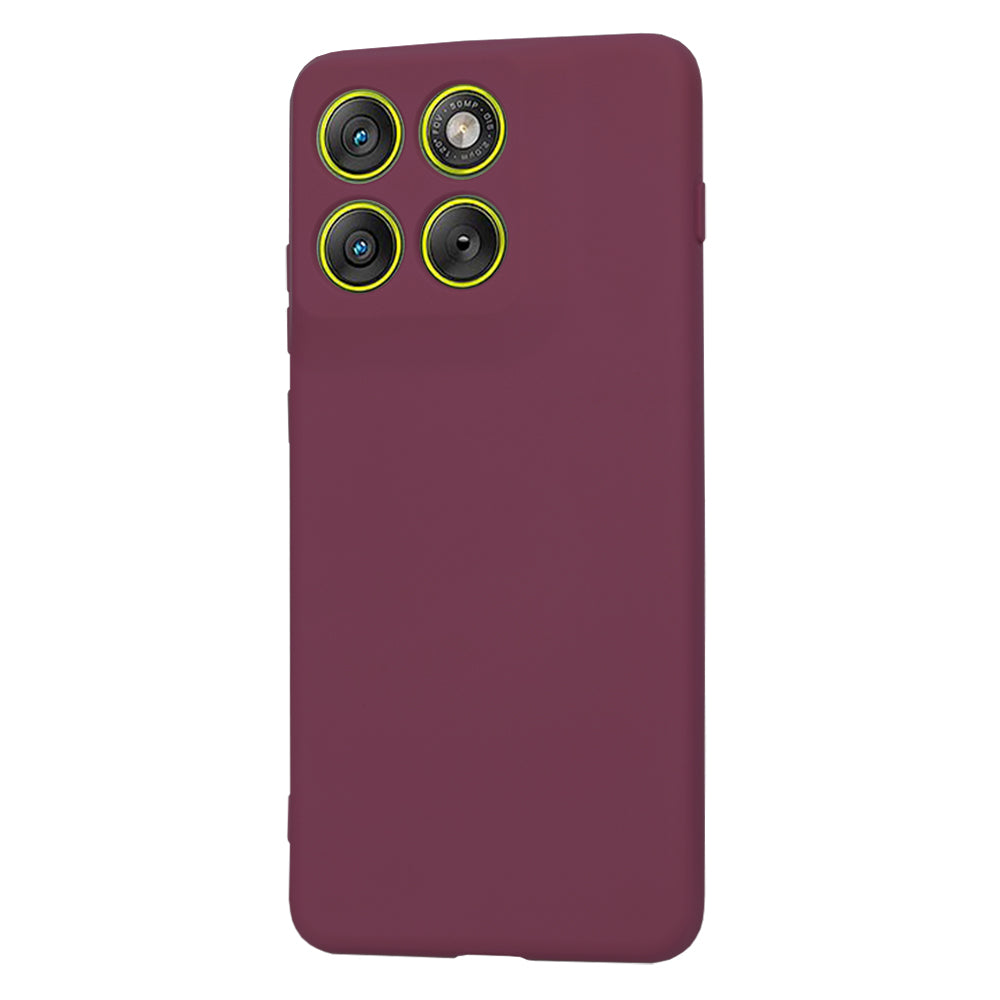 Hoes voor Motorola Edge 70, Techsuit, SoftFlex, Kersenrood