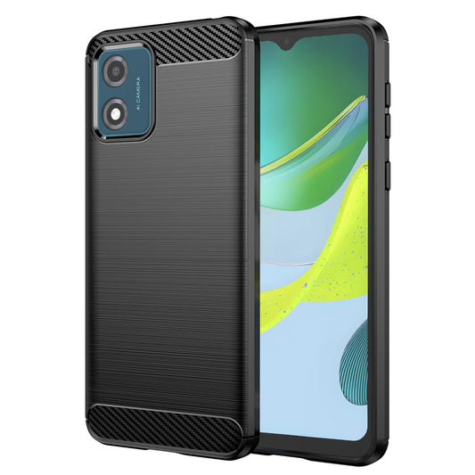 Hoes voor Motorola Moto E13, Techsuit, Carbon, Zwart