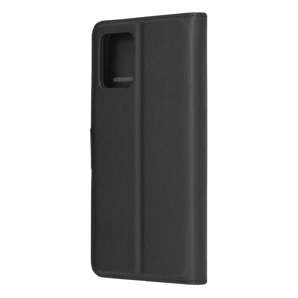 Hoes voor Motorola Moto E13, Techsuit, Leather Folio, Zwart
