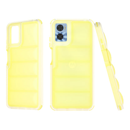 Case for Motorola Moto E22i / E22, Techsuit, Wave Shield, Yellow