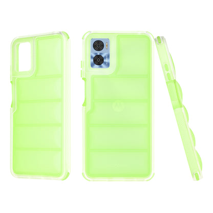 Hoes voor Motorola Moto E22i / E22, Techsuit, Wave Shield, Groen